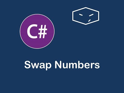 swap numbers in c#
