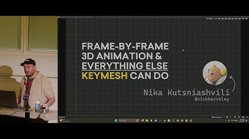 Frame-by-frame 3D Animation & Everything Else Keymesh Can Do — Blender Conference 2025