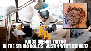 Oni Tattoo By Justin Weatherholtz In The Studio Vol 85
