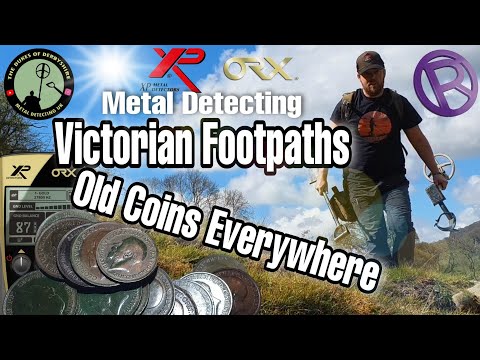 I Find Old Coins EVERYWHERE On Victorian Foothills | Metal Detecting UK | XP ORX