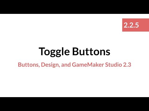 Toggle Buttons 2.25 