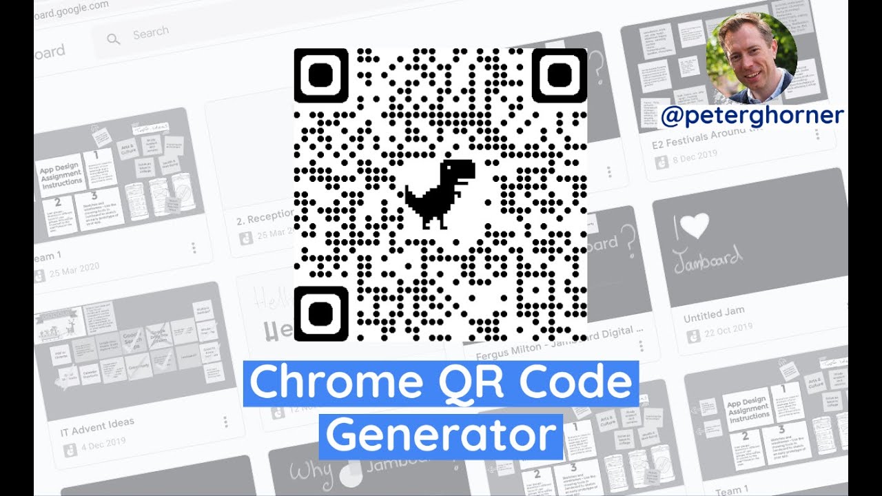 Is there a way to remove dinosaur from google qr code? - Google Chrome  Community