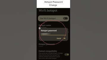 wifi hotspot password change ~ #hotspot #shorts #wifi