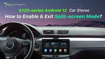 How to Enable & Exit Split-screen Mode? | Eonon A12S Series Android 12 Car Stereo