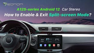 How to Enable & Exit Split-screen Mode | Eonon A12S Series Android 12 Car Stereo