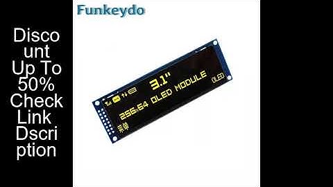 3.12 inch OLED Display 3.12" 256X64 25664 SSD1322 Driver Graphic LCD Module Parallel/SPI Soldering P