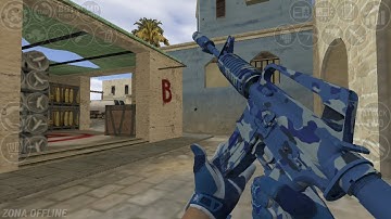 CS 1.6 Android & PC | CS:GO HD M4A1-S Bright Water