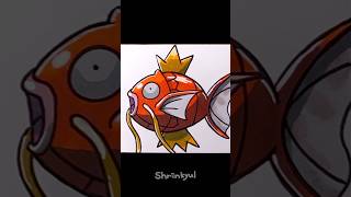 Drawing and Coloring - Pokémon Magikarp #129 Drawing and Coloring - Pokémon Magikarp #129