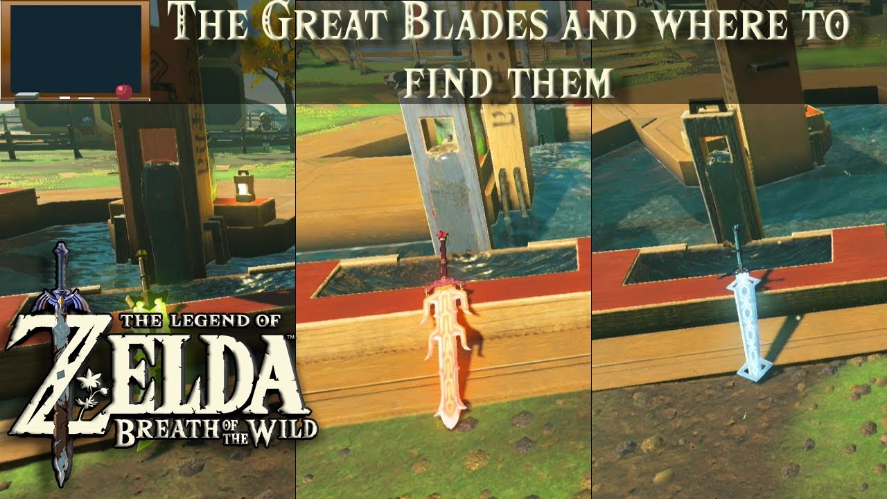 Great Elemental Weapons Locations The Legend of Zelda, BOTW Tutorial