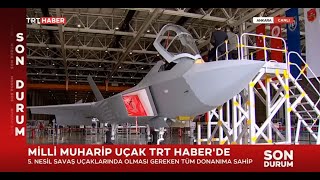 Mi̇lli̇ Muhari̇p Uçak Tam Gövde Tüm Yönleri̇yle İlk Kez Trt Haberde