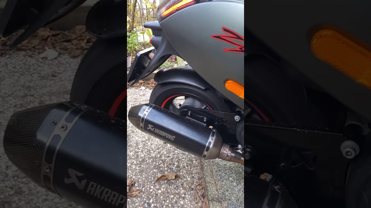 Akrapovic uitlaat op mij Piaggio zip S 3v 4t 50cc iget YouTube