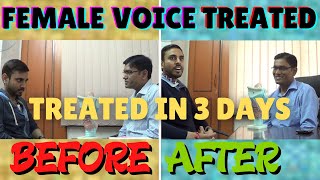 SLP Sanjay Kumar: Pre-Post Puberphonia Treatment | Within 3 Days | London Guy | Voice Doctor  India