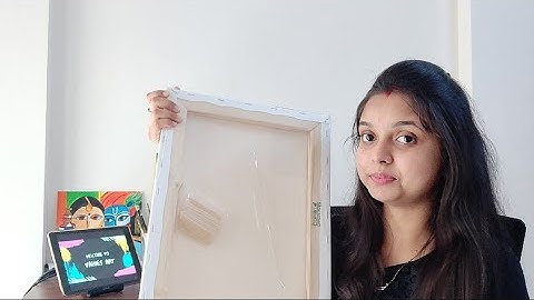 How to Insert Canvas Keys on a painting canvas | Canvas Wedges |Acrylic painting Tips for beginners