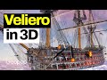 Dentro un veliero da guerra del '700 con 104 cannoni e 800 marinai: com'era fatto e come funzionava?