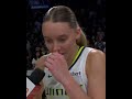 Paige Bueckers postgame sideline interview (part 1)