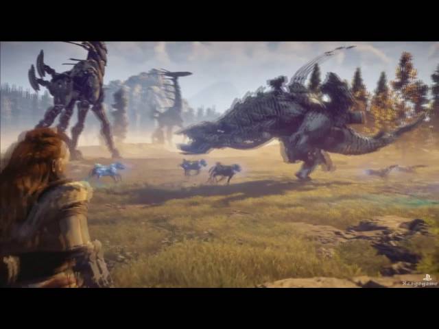 HORIZON ZERO DAWN Gameplay Demo (TGS 2016) 