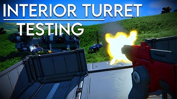 Space Engineers: Interior turrets - ineffective?
