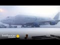 De-Icing a Cargo Freight Plane in Frozen Alaska 🌨️ Ice Airport Alaska | Smithsonian Channel