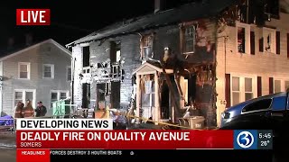 BREAKING: Several fatalities reported in Somers house fire