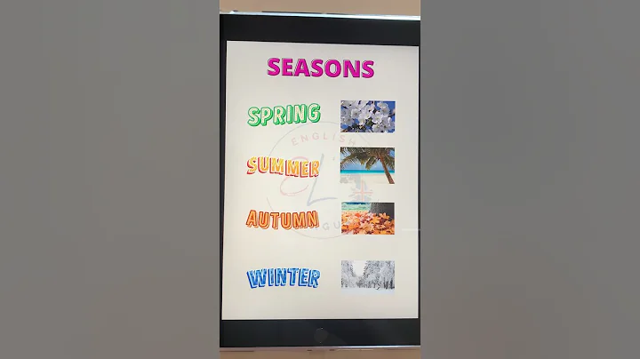 Seasons in English