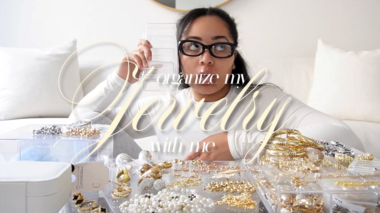 ORGANIZE MY JEWELRY WITH ME | declutter and sort my amazon jewelry collection