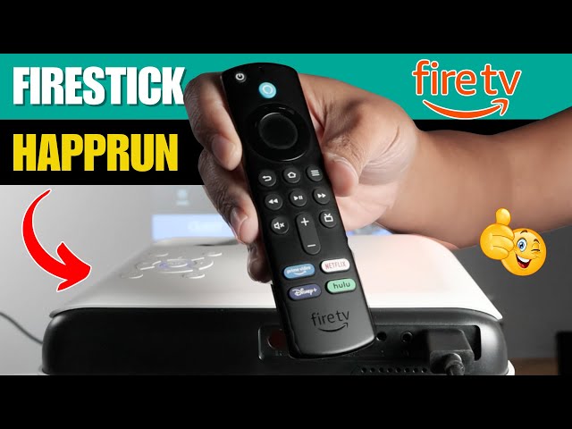 Happrun Projector Connect to Firestick - EASY STEP-by-STEP - YouTube