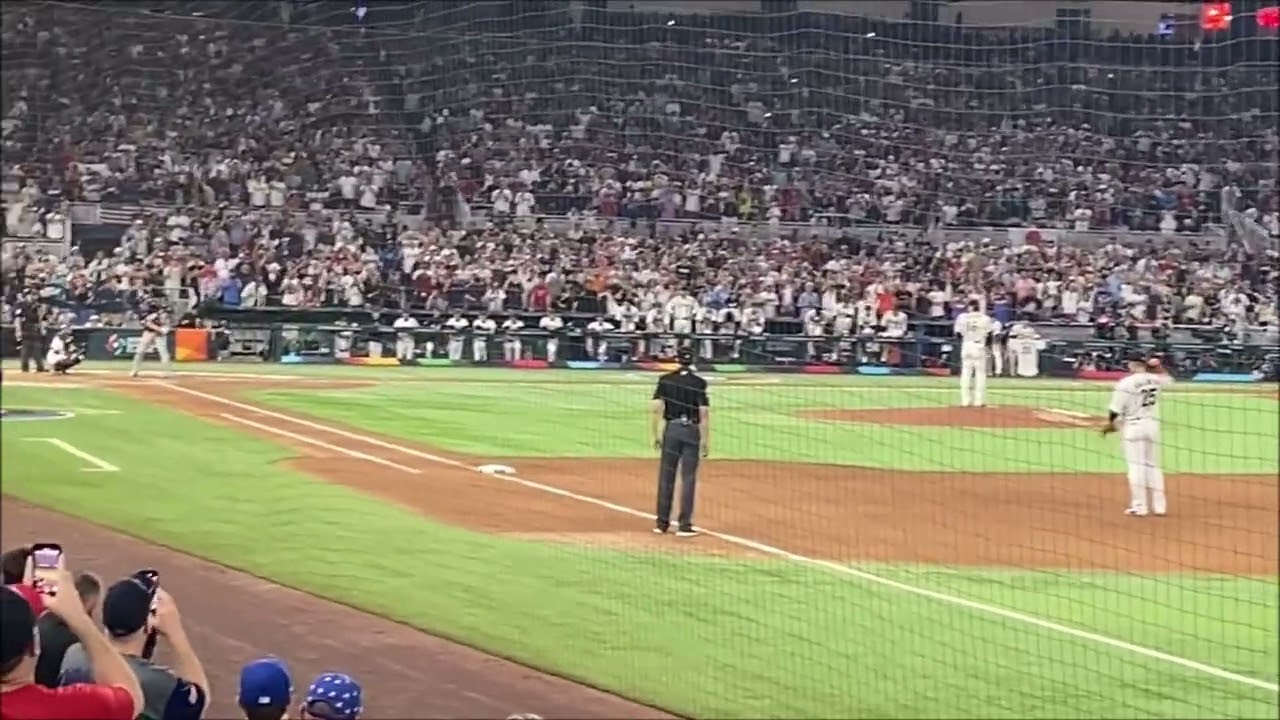 Mike Trout vs. Shohei Ohtani 2023 WBC (Mike Trout At-Bat Facing Shohei Ohtani  Live Crowd POV)