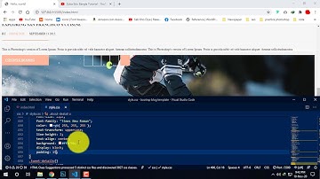 PSD to HTML bangla tutorial for beginners  | psd to html basic | footer design css using part-18