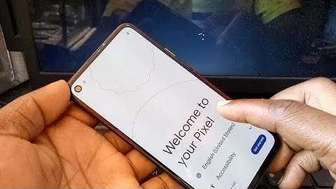 Google pixel 4a frp bypass