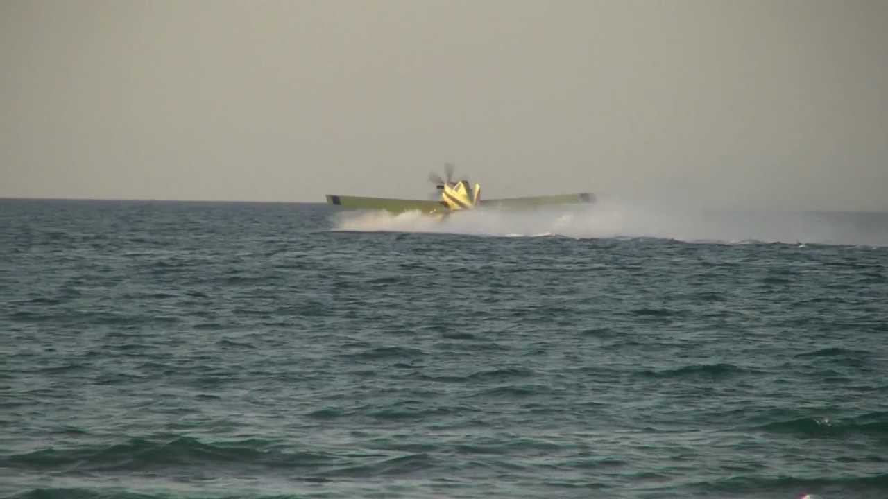 Hydroplán v akci. Vieste 2012