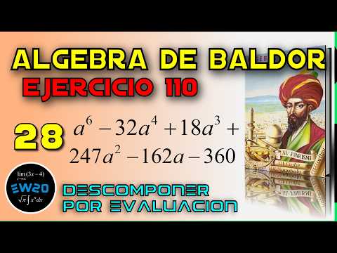 Algebra de Baldor Desde Cero - Ejercicio 110 28