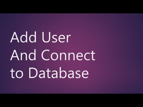 Video: Kā izveidot savienojumu ar MySQL lietotāju?