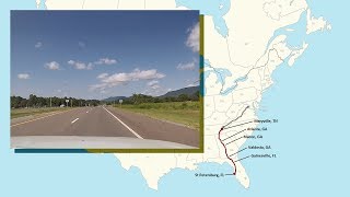 St Petersburg, FL to Maryville, TN - A Complete Road Trip