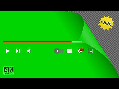 Free Download: YouTube Video Player 2022 ⏸️⏭️ 4K/HD 60 FPS | Green Screen | Alpha Channel