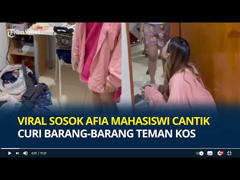 Viral Sosok Afia Mahasiswi Cantik Curi Barang-barang Teman Kos Demi Hidup Hedon
