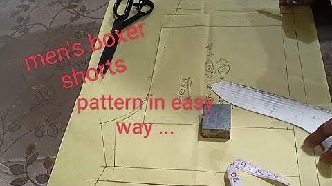 HOW to make EASY PATTERN MAKING for Men