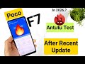 Poco F7 Antutu After Update Heating Test 🔥🔥🔥 #pocof7