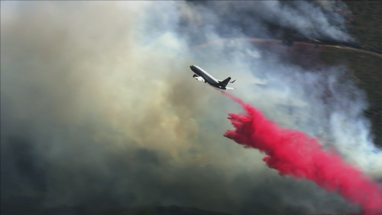 SkyFOX over the Woodward fire at Point Reyes National Seashore - YouTube