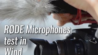 RØDE Microphone in WIND: SMARTLAV+ Vs VIDEOMIC with WINDSOCK