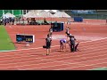 福岡インターハイin博多の森　陸上大会　男子１１０MH決勝