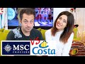 Costa Crociere o MSC Crociere - Quale scegliere?? Le due compagnie a confronto!