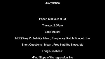 VU MTH302 Current Final Terms Papers Fall 2023 Exams (Feb 2024). Important Question for Final Term