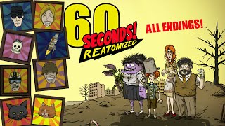 60 Seconds! Reatomized (almost) EVERY ending... [SPOILERS!!!]