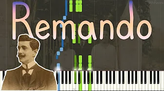 Ernesto Nazareth - Remando 1896 (Brazilian Tango / Maxixe / Choro Piano Synthesia)