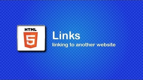 HTML5 and CSS3 Beginner Tutorial 6 - Links, linking to a different website