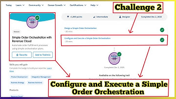 Configure and Execute a Simple Order Orchestration | Simple Order Orchestration with Revenue Cloud