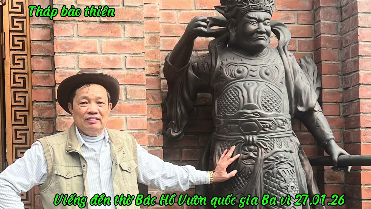 viếng đền bác hồ ba vì