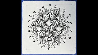 August 22, 2022 Zentangle Class – Paradox, NoNom – Gay Pogue, CZT