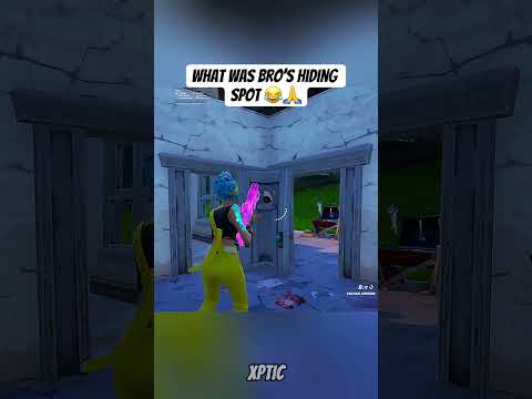 Bro Got The Worst Hiding Spot 😭🙏 #fortnite #fortniteshorts #gaming