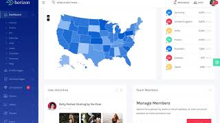 Horizon - Laravel + Bootstrap 4 Admin Dashboard Template